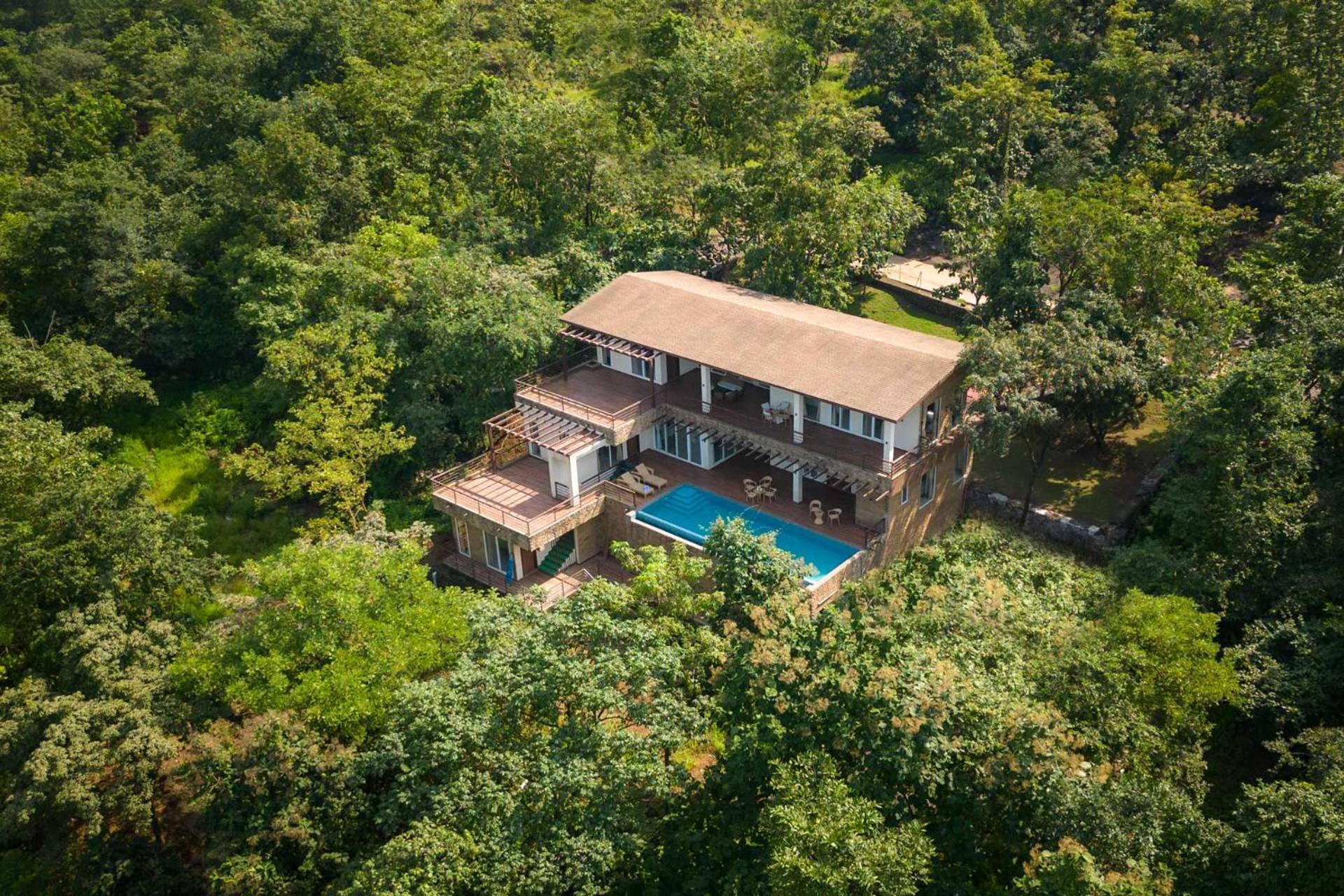Eden Glade - Khopoli - Mountain-View Villa With Private Pool, Spacious Decks & Indoor Activities Экстерьер фото